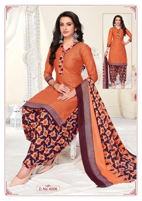 Laado Ruby Patiyala Vol-4 Beautiful Cotton Printed Dress Materials